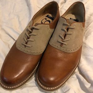 Nordstrom’s men’s saddle shoes, Ken and suede.